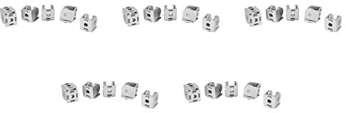 ZOMTTAR 25Pcs Zinc Alloy Pivot Joint for Aluminum Extrusion Profile 2020 Series, Flexible Pivot Joint for 2020 Aluminum Profile