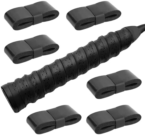 TDUNSYA Nastro Grip per Racchetta,6 Pezzi Nastro Adesivo per Racchetta da Tennis,Antiscivolo,Traspiranti,Grip per Racchette da Tennis e Badminton,per Racchette da Tennis Racchette da Badminton Squash