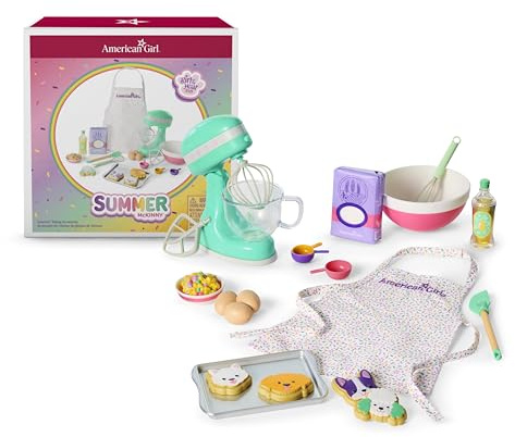 American Girl, Summer McKinny Girl of The Year 2025 Baking Accessories for 18-inch Dolls with Baking Accessories, Pretend Food, and Accessories, Age 6+