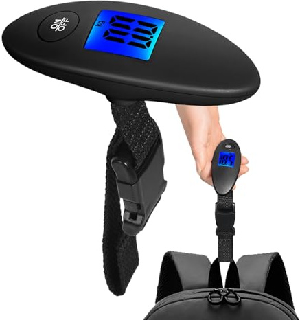 Pèse-bagages Numérique - Balance À Bagages Suspendue Numérique Avec Écran LCD | Balance Électronique Pour Colis De Poids De Colis De Valise | Pèse-bagage Électronique Portable Charge Maximale 40 Kg