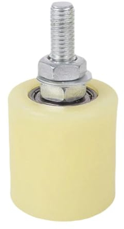 perfk Guida per cancello Scorrevole con Cuscinetto a rulli, Ruota di Guida per cancello Elettrico, Robusta, silenziosa, Facile da installare, con Inserto, 50x50 Mm