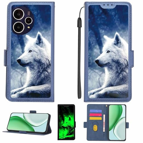 Kinetijy fodral kompatibelt med Cricket Icon 7 5G fodral mobiltelefonfodral [Med 9H hårdhet HD skyddsfolie] [RFID-blockering][mörk ljuseffekt] LPT-Lang