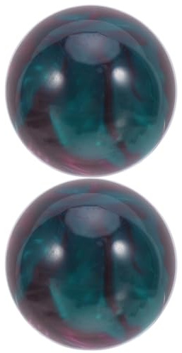 KOMBIUDA 2 St Resin Handball Marble-inspired Decorative Sphere Balls For Finger Training Hand Rehabilitation And Stylish Tabletop Ornament For Office And Home Crafts