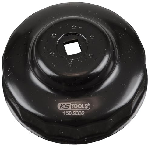 KS Tools 150.9332 Oil filter Wrench, 3/8 Inch, 90 mm diameter