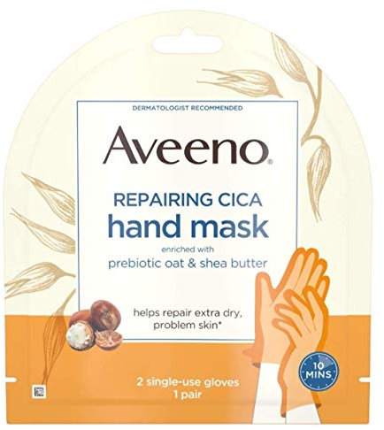 Aveeno Lot de 6 masques réparateurs pour les mains Cica