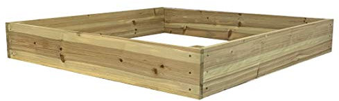 Selections Wooden Raised Outdoor Garden Vegetable Bed (122cm x 18cm)