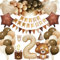 Geburtstagsdeko 2 Jahr Junge, Zweite Geburtstag Mädchen Junge, 2. Kindergeburtstag Deko mit Luftballon 2. Geburtstag, Cake Topper 2. Geburtstag, 2. Geburtstag Hut for Baby 2 Jahr Geburtstag Deko