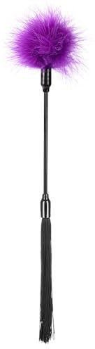 Jouets de nouveauté sexuelle chatouilleur de plumes chatouilleurs sexuels pour adultes chambre à coucher plume Teaser bâton de plume jouet de fessée fouet sexuel pour jeu de rôle, taquinerie et flirt