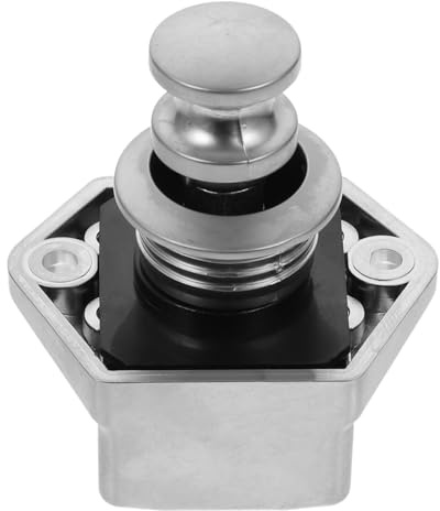 HONITANO Cerradura Botón Pulsador para Armarios y Muebles Cierre Seguro sin Llave Resistente Fácil Instalación para Caravanas y Barcos