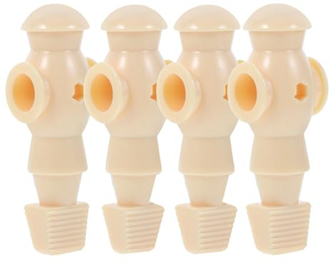 Didiseaon Figuras de Futbolín 4 Piezas Resina Accesorios de Futbolín Muñecos Atletas Reemplazo Jugadores Estándar Juego de Mesa