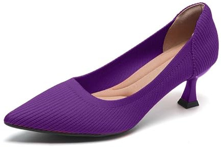 Chaussures de soirée à talons hauts confortables pour femme - En maille - Pour les loisirs et
