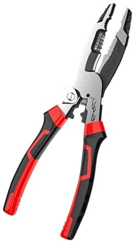 Alicates para pelar cables de diseño ergonómico para un uso cómodo en tareas de instalación eléctrica y mantenimiento, alicates de acero de aleación