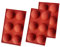 Zueyen 3 Packungen Halbkugel-Silikonform mit 6 Hohlräumen, Backform zur Herstellung von Schokolade, Kuchen, Gelee, Dome-Mousse