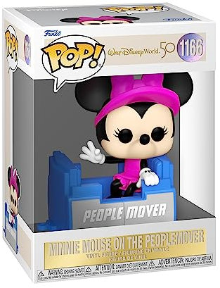 Funko Pop! Disney: WDW50- People Mover Minnie Mouse - Disney World 50th Anniversary - Collectable Vinyl Figure - Gift Idea - Official Merchandise - Toys for Kids & Adults - Movies Fans