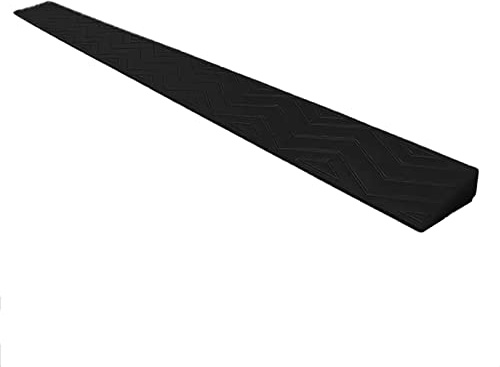 Dörrtröskelramper (Color : Black, Size : 100x13x6cm)
