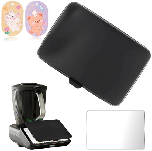 guobinZH Protezione Schermo in Silicone per Thermomix TM 7 Antigraffio Schizzi d'acqua e Polvere y Pellicole Protettive in Vetro Temperato per Display TM7 Accessori per Thermomix TM 7 Robot da Cucina