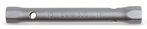 Beta 935 14X15 - Chiavi a tubo doppie esagonali serie leggera cromate satinate