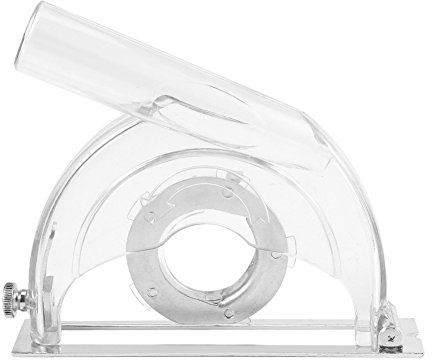 Fdit Absaughaube Winkelschleifer Transparent Staubschutz Schleifscheibe Kunststoff Absaughaube Staubmantel Kit mit 3/ 4 / 5Sägeblätter für Winkelschleifer Staubsammlung für Grinder