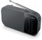 Muse M-025 R Schwarz, analog, Am/FM, tragbar, mit integriertem Lautsprecher, ausziehbarer Antenne