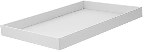 Cabilock Plateau De Rangement Pour Bijoux Multifonction Pu Blanc Organisateur De De Bijoux Support De Bagues Et Boucles Oreilles Grand Modèle Empilable