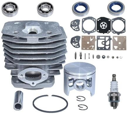 45 mm Cylinderkolv Carb Repair Kt Passar for 254 154 XP 254XP Motorsåg Tändstift Vevaxellager