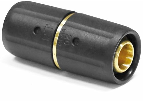Pipetec Steckfitting Kupplung 20 x 2mm - 20 x 2mm für Aluverbundrohr DVGW, Mehrschichtverbundrohr Stecksystem Fitting Verbinder Verbindungsstück Muffe