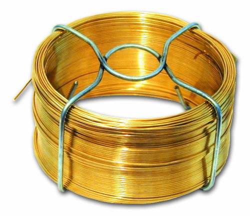 Chapuis - Fil Métallique FILPACK en Laiton - Diamètre Extérieur 0,8 mm - Longueur 50 m - Grande Durabilité - Correspond aux Normes de Qualité et Sécurité