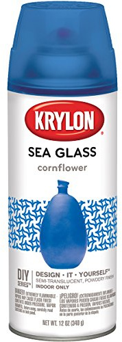 Krylon K09058007 Sea Glass Spray Paint, Cornflower, 12 Ounce