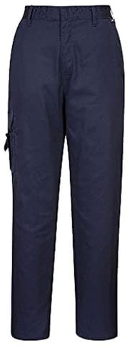 Portwest C099 Women's Combat Trousers Durable Lightweight Work Pants with Pockets Elastic Waist 40+ UPF Protection for Comfort and Practicality, Navy, XXXL