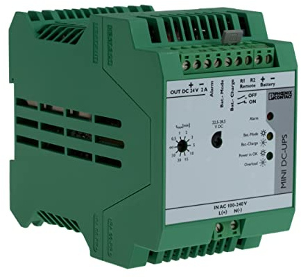 Phoenix Contact MINI-DC-UPS/24DC/2 DIN-Schienen USV Stromversorgung 48W, 24V dc / 2A