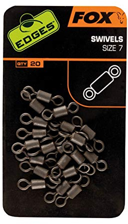 Fox Edges Swivel Wirbel, Größe:7