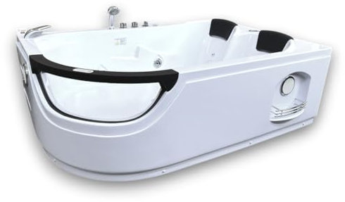 GRAFICA MA.RO SRL Spa con hidromasaje Elite Model 120 X 180 cm de esquina Bañera para