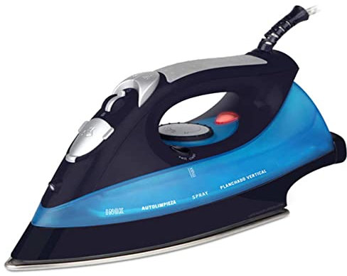 Plancha de vapor. Potencia 2600W. Suela de acero inoxidable. Función para expulsar vapor. Termostato regulable de temperatura.