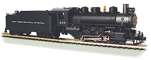 Spur H0 – ångflöde 0-6-0 New York Central med rökfunktion
