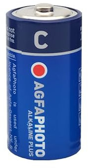 AgfaPhoto Alkaline-Batterien Plus Baby C LR14 (1,5 V, 12 Stück) – Lange Lebensdauer – ideal für Haushaltsgeräte, Taschenlampen, Spielzeug und mehr – zuverlässige und konstante Leistung