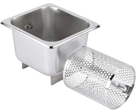 Rouleau à beurre avec support, roue d'épandeur de beurre en acier inoxydable, rouleau d'épandeur de beurre en acier inoxydable, outil de rouleau de beurre pour steaks, pain, hamburger (E)