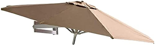 QYYZTQY Ombrelloni da Esterno Ombrellone da Esterno Rotondo a Parete, Ombrellone da Giardino per Balcone, Patio, Ombrellone da Parete Inclinabile con Telaio in Alluminio