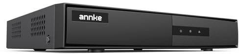 ANNKE 8 Channel DVR for Security Camera, 3K Lite Hybrid 5-in-1 CCTV Digital Video Recorder, Supports 8CH TVI/AHD/CVI/CVBS Analog and 2CH IP Cameras, 24/7 Video Recording for Home Surveillance, NO HDD