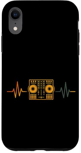 Controller DJ Heartbeat Line Design da produttore musicale Custodia per iPhone XR