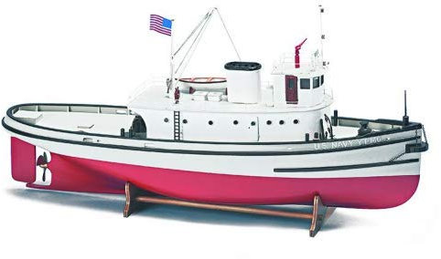 Billings Boats 0708 - Hoga Pearl Harbor Schlepper Bausatz im Maßstab 1:50 - Holzmodellschiffbausatz für Erwachsene - Montage erforderlich