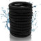 HAFIX Poolschlauch 32mm Pool Saugschlauch 20m Ersatzschlauch Poolsauger 32mm Durchmesser in schwarz. Pool Schlauch Schwimmbadschlauch. Pumpenschlauch für Pumpe. Flexibler Wasserschlauch 32mm 20 Meter.