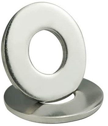 M12 Washers, M12 x 30mm Penny Washers, MeHurr (Pack of 20) A2 304 Stainless Steel Washer, MeHurr Flat Repair Washe, Large Metal Plain Round Chrome for Screws & Bolts
