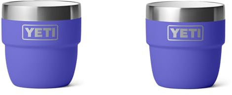 YETI Rambler Stapelbare Tasse Mit DuraSip Keramikbeschichtung, Ultramarine Violet, 2 Pack 4 oz (118 ml)