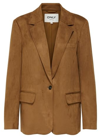ONLY Onlina Life L/S Faux Suede Blazer TLR Onlina Life L/S Faux Suede Blazer TLR Mujer (Pack de 1)