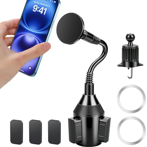 EEEKit Soporte Móvil Coche 2-en-1: MagSafe 20 Imanes N52