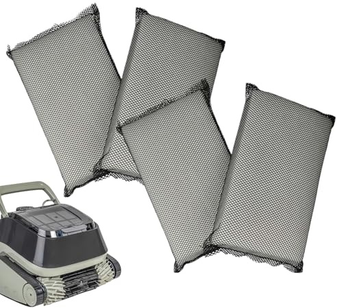 Tampone filtro per pulizia piscina, confezione da 4 cuscinetti filtro sottili di ricambio per robot pulitore piscina, materiale in nylon e schiuma di cotone, rimozione d