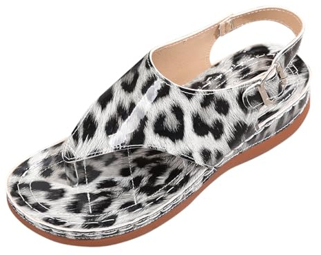 Sandalias ortopédicas para mujer, elegantes chanclas con hebilla ajustable, sandalias con separadores de dedos peep toe sandalias cómodas zapatillas de estar por casa suela gruesa sandalias para