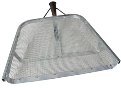 ＡＷＨＡＯ Paleta Tamizadora, Herramienta Agrícola Portátil, Fácil de Usar, Metálico, Paleta de Suelo Permeable para Compost de Cereales Y Hierbas, Malla de 0.6 Cm