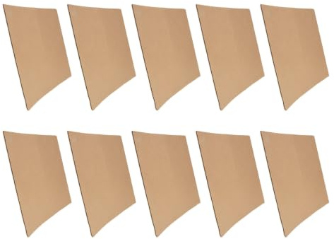 Alasum 20 Pièces Carton Ondulé pour Bricolage Feuilles de Carton Ondulé et Portable pour Arts et Loisirs Créatifs