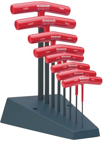 Bondhus. Juego de 8 llaves en T ProGuard hexagonales (2,0-10 mm.)
